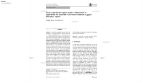 Ferric reduction in organic matter oxidation and its applicability for anaerobic wastewater treatment: a review and future aspects